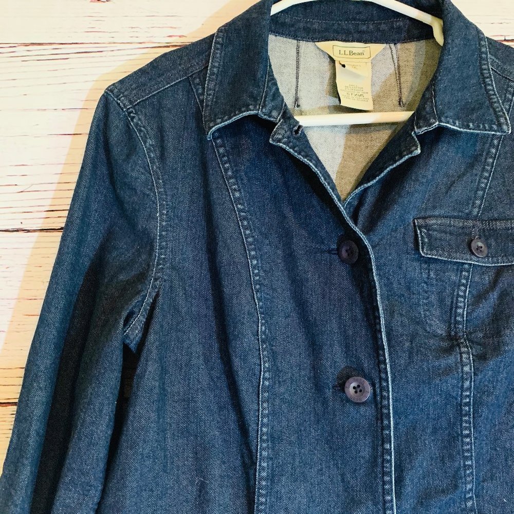 VTG L.L Bean jean jacket size M